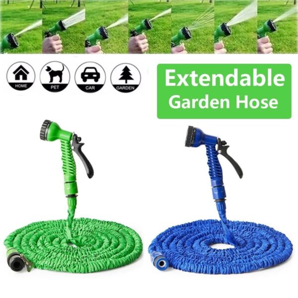 Expandable Magic Hose Pipe 50/100ft with Nozzle – Leak-Proof & Flexible