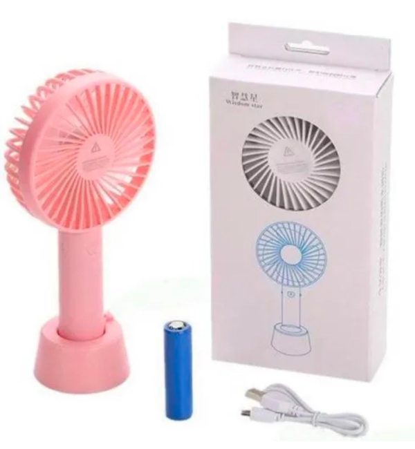 Portable USB Rechargeable Mini Fan | 3-Speed Handheld Cooling Fan