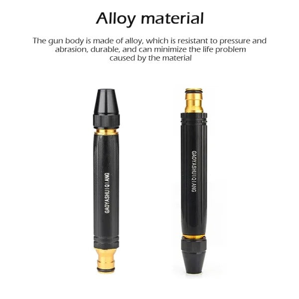 "Metallic Spray Gun – Car Wash, Glass Cleaning, Gardening & More Uses"