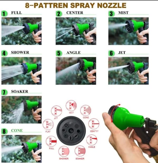 Expandable Magic Hose Pipe 50/100ft with Nozzle – Leak-Proof & Flexible