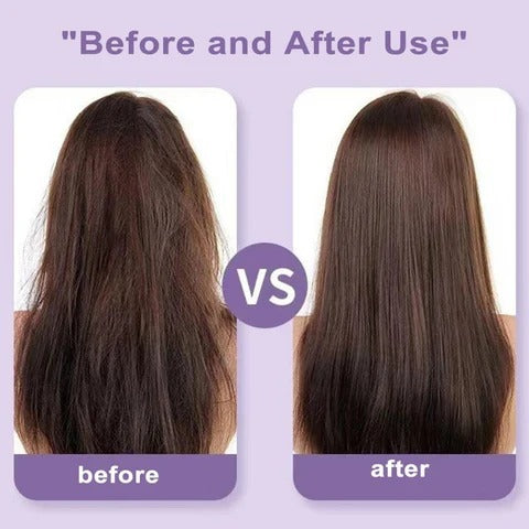 2-in-1 Wireless Hair Styling Brush, Straightener, Curler Comb