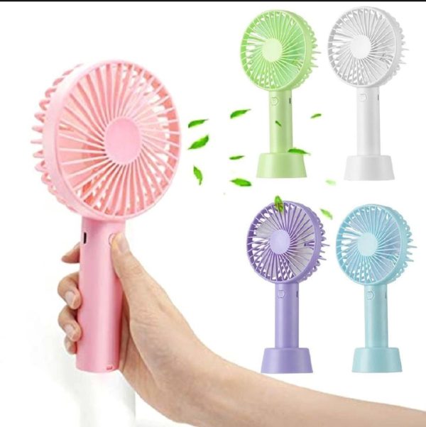 Portable USB Rechargeable Mini Fan | 3-Speed Handheld Cooling Fan