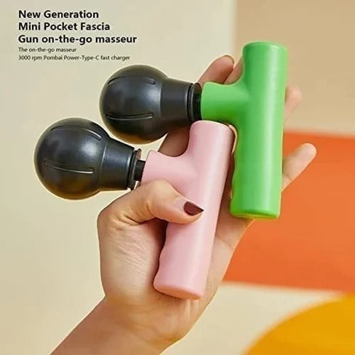 Blueide Mini Rechargeable Muscle Massager | Deep Tissue Massage Gun