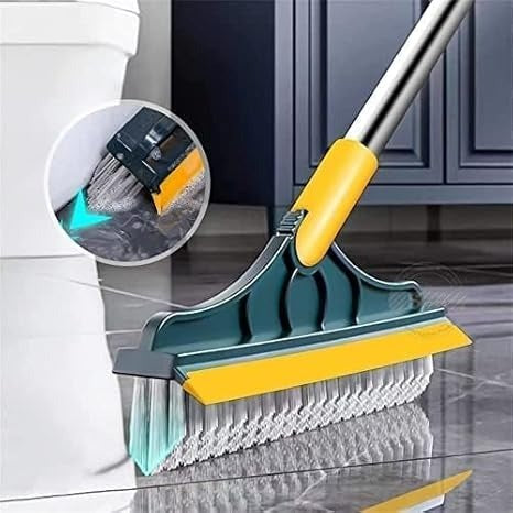2 in 1 Floor Brush with 120° Rotating Head – Multipurpose Tile & Floor Cleaner