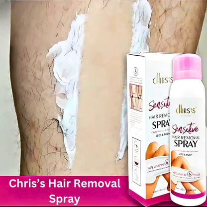 Chris’s Hair Removal Spray | Fast, Painless & Effective for Legs & Body